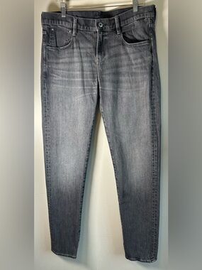 G-Star Raw Ace Slim Womens Denim Jeans Black Faded Original Distressed 31X33 EUC